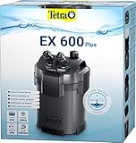 Tetra Aquarium Außenfilter EX 600 Plus - leistungsstarker Filter für Aquarien bis 120 L, schafft kristallklares fischgerechtes Wasser